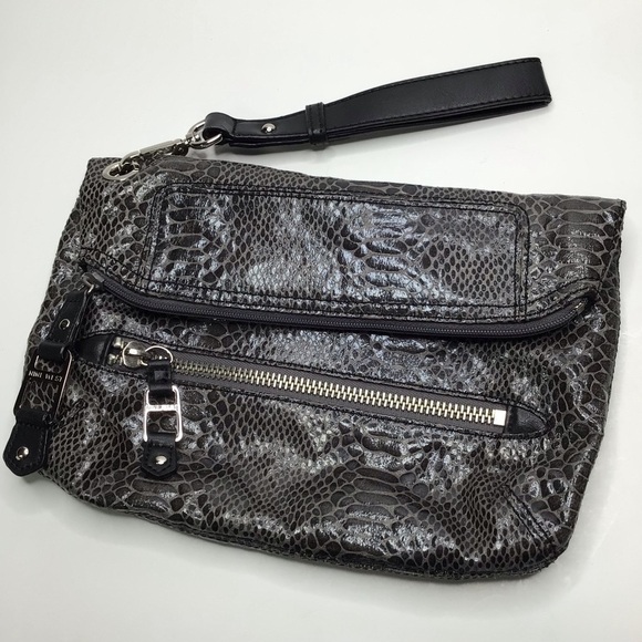 NINE West Animal Skin Print Clutch Purse Bag - Picture 13 of 13